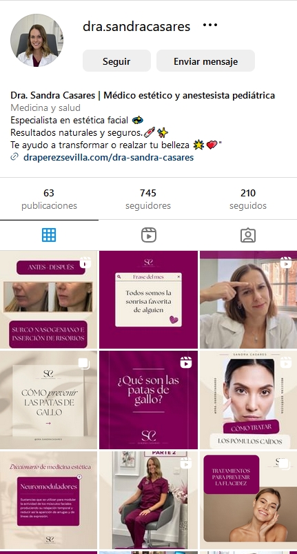 dra sandra casares medicina estética