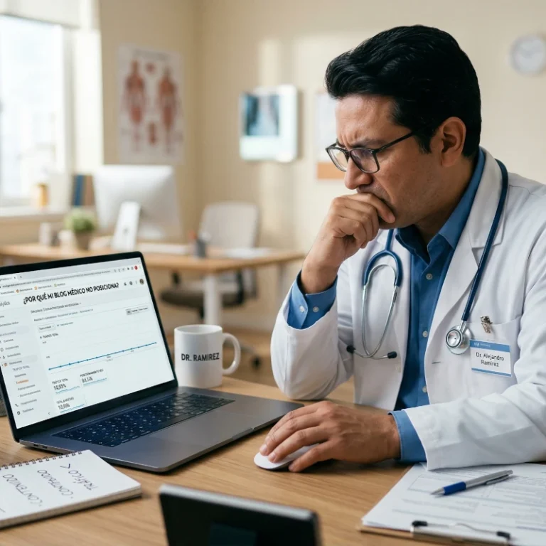 por qué mi blog médico no posiciona