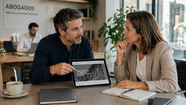 precio de una página web para despacho de abogados