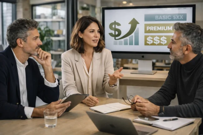 cómo subir precios servicios