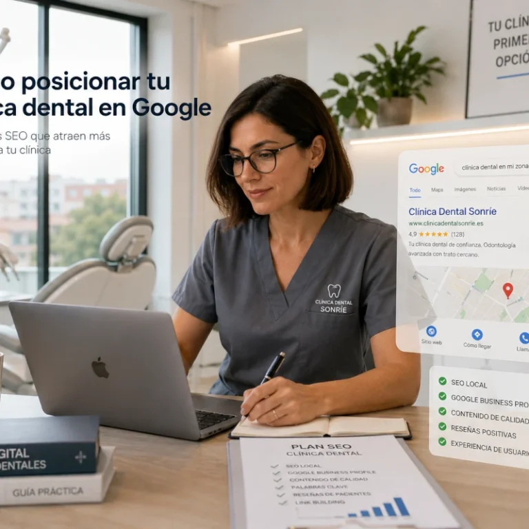 cómo posicionar en google clínica dental