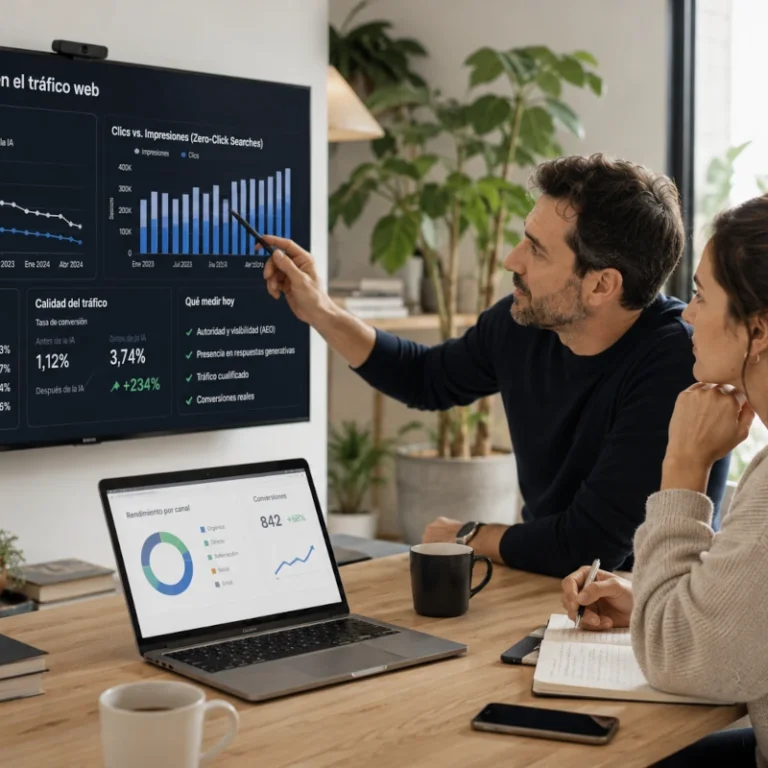 impacto de la ia en visitas a tu web
