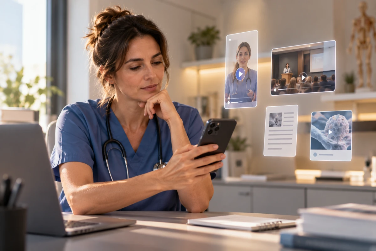 qué redes sociales debería elegir un médico